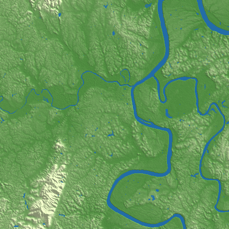 Hengyang terrain preview