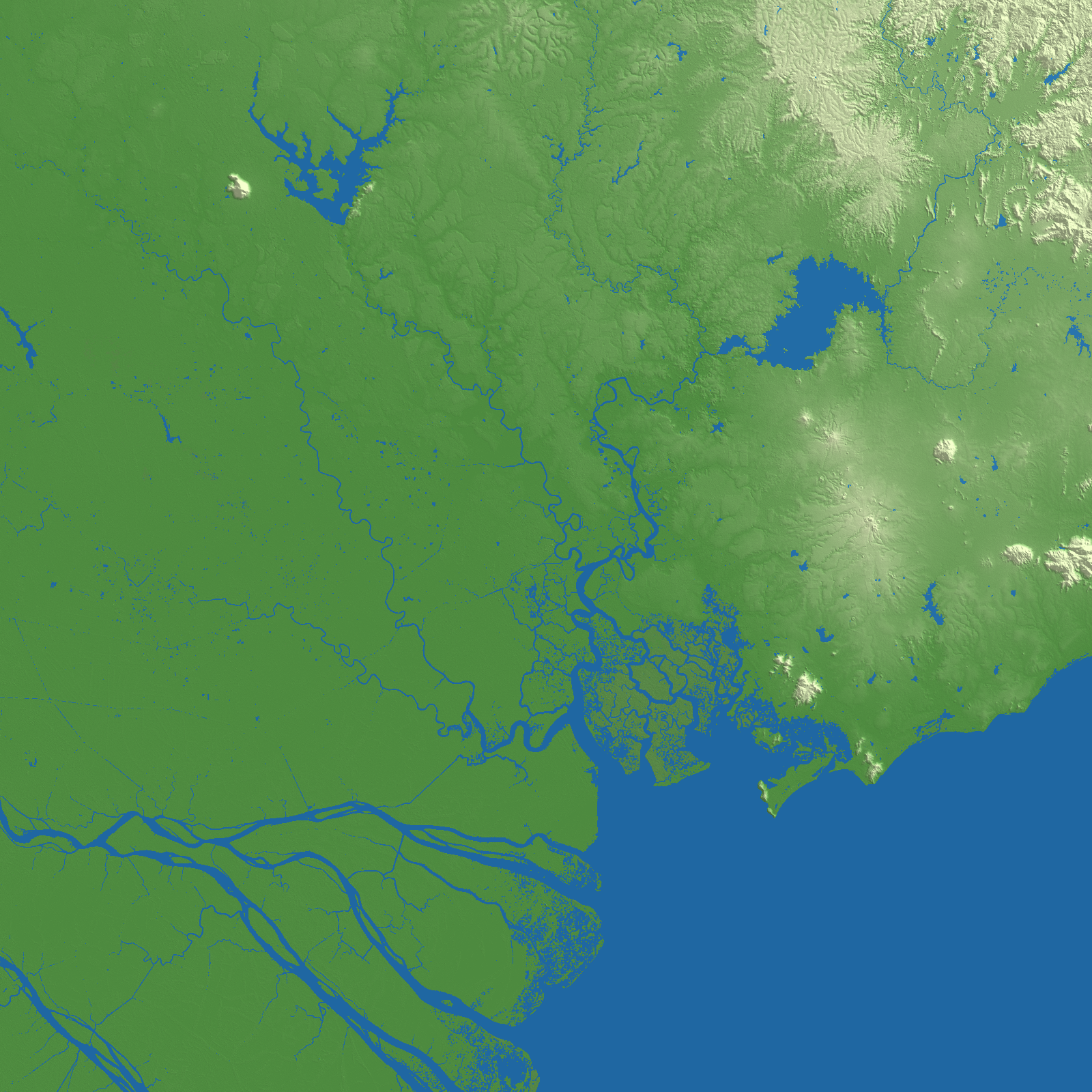 Ho Chi Minh City terrain preview