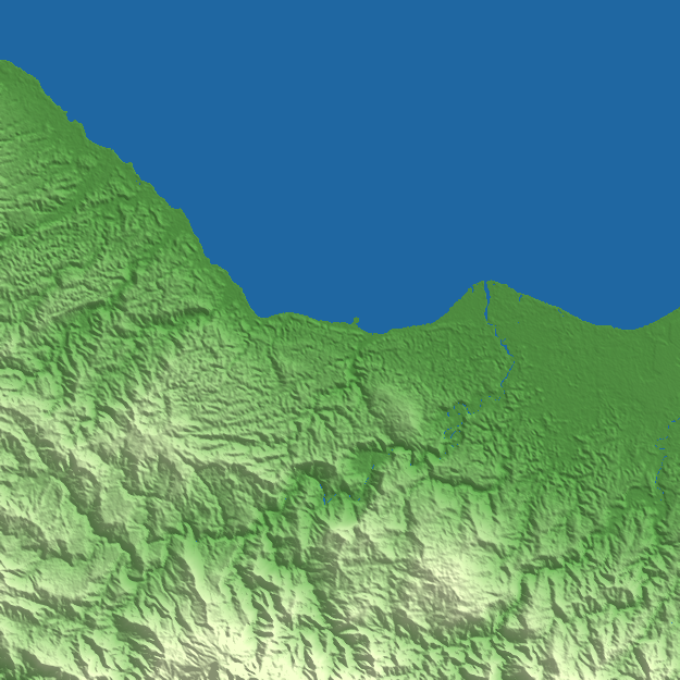 Honiara terrain preview