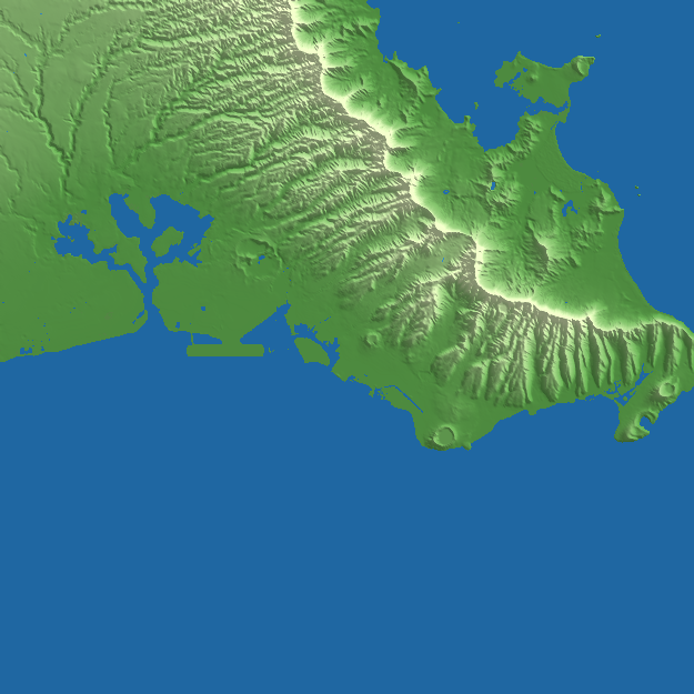 Honolulu terrain preview