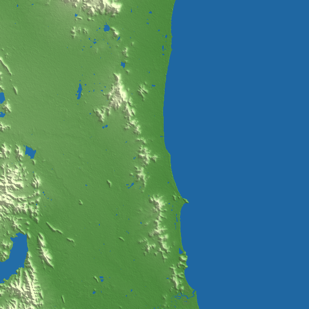 Hua Hin terrain preview