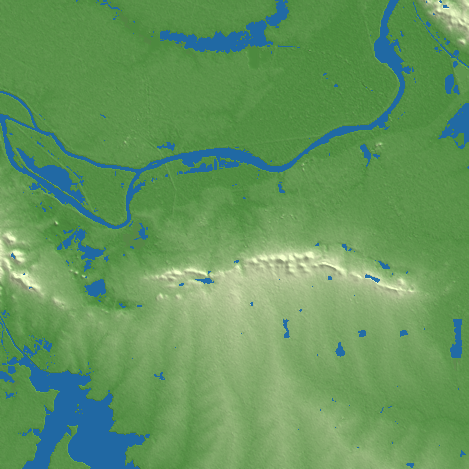 Huainan terrain preview
