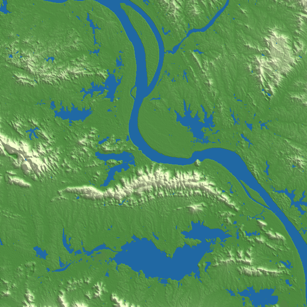 Huangshi terrain preview