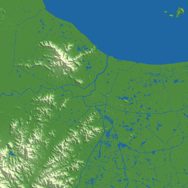 Huzhou terrain preview