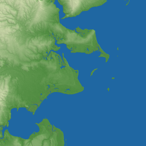 Island of Mozambique terrain preview