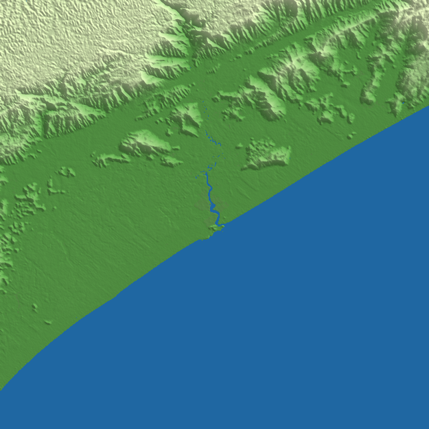 Itanhaém terrain preview
