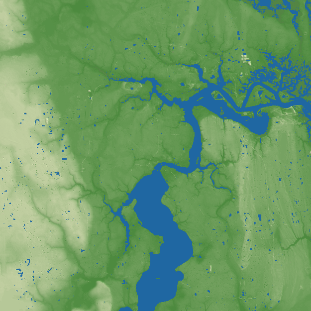 Jacksonville terrain preview
