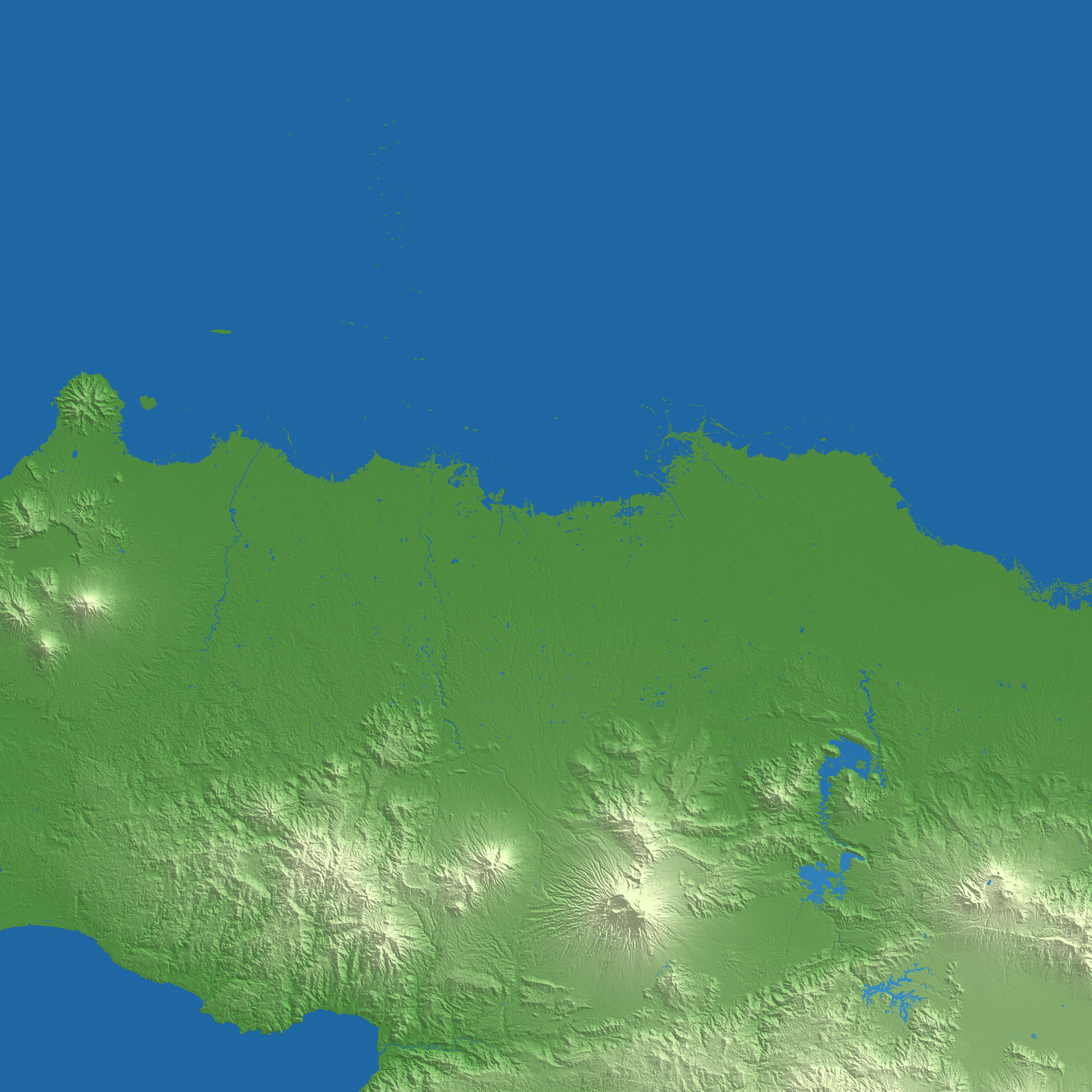 Jakarta terrain preview