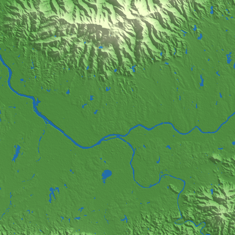 Jinhua terrain preview