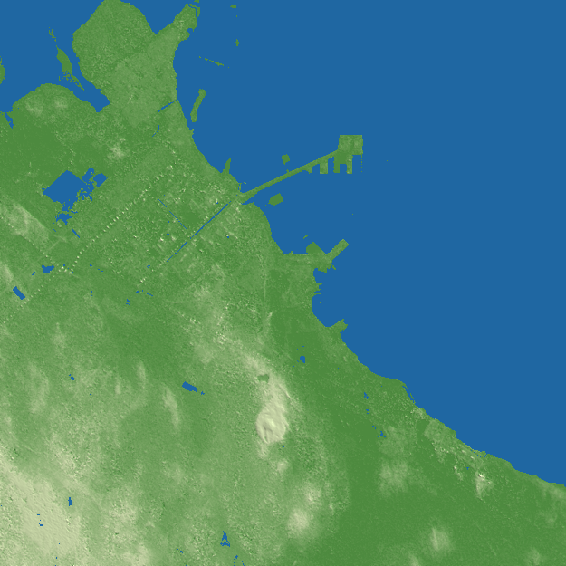 Jubail governorate terrain preview