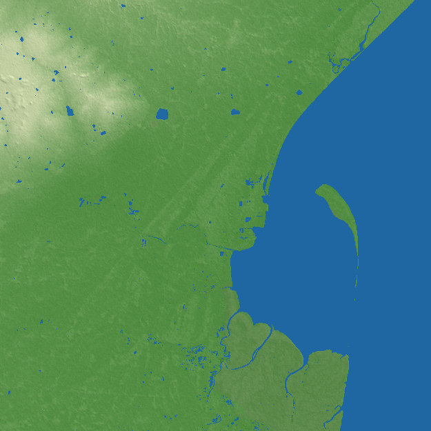 Kakinada terrain preview