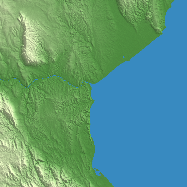 Kalemie terrain preview