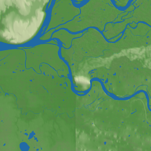 Khanty-Mansiysk terrain preview