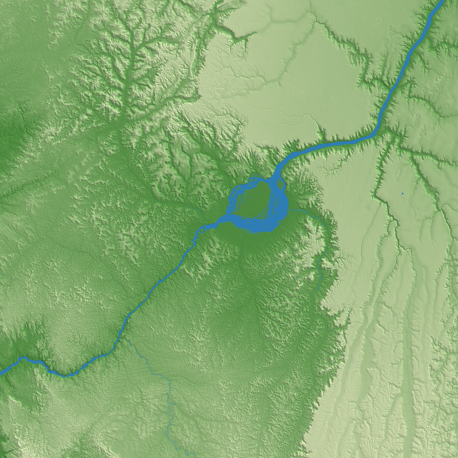 Kinshasa terrain preview