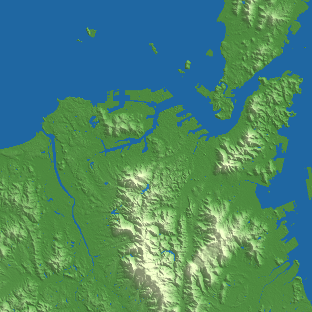 Kitakyūshū terrain preview