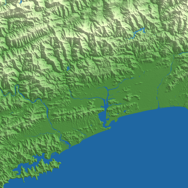 Kōchi terrain preview