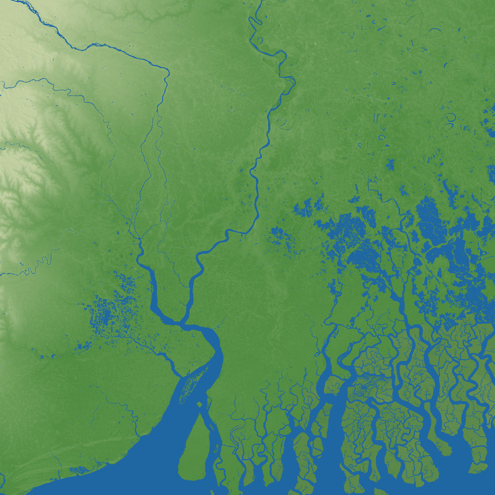 Kolkata terrain preview