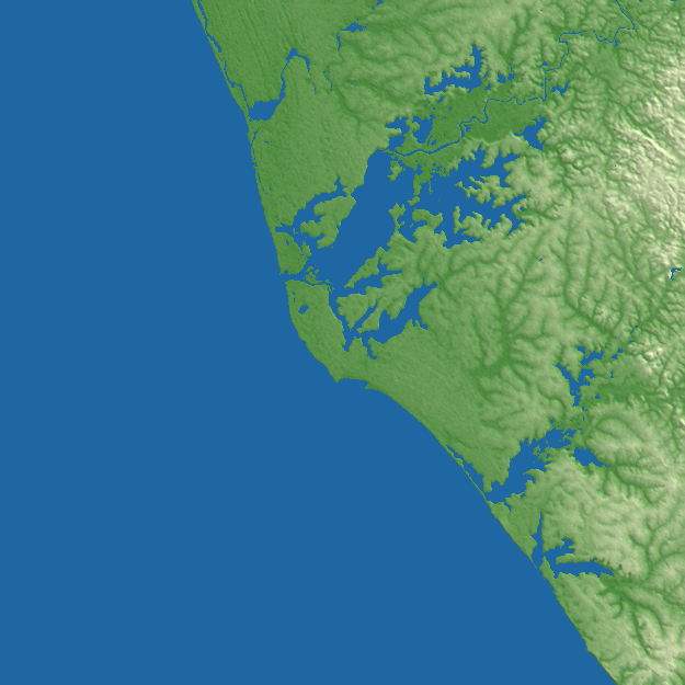 Kollam terrain preview
