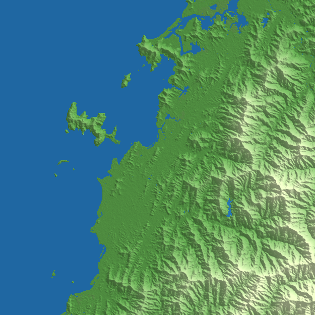 Kota Kinabalu terrain preview