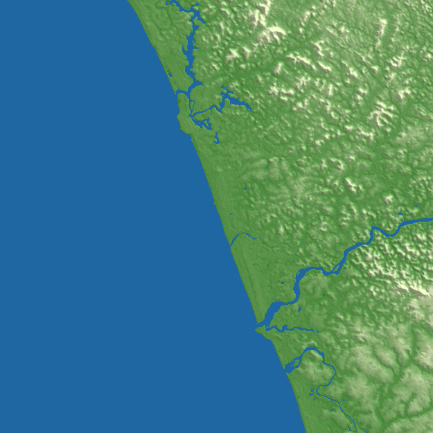 Kozhikode terrain preview