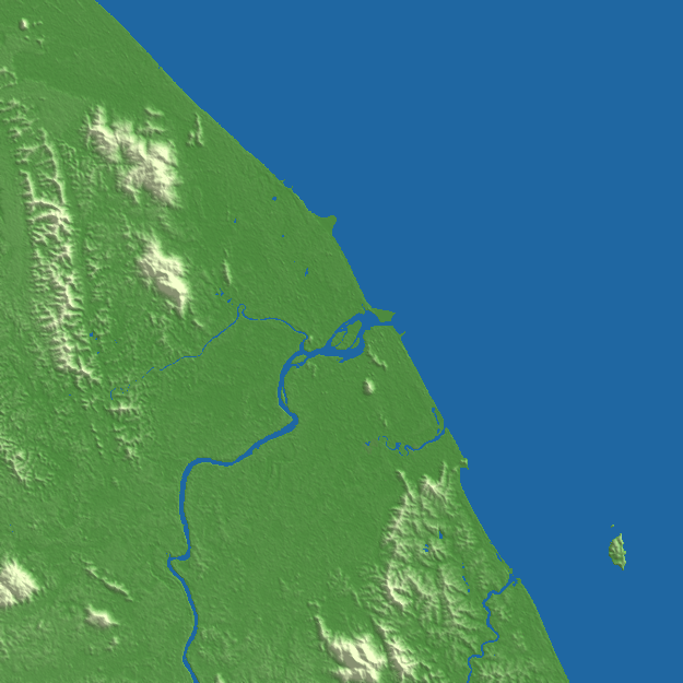 Kuala Terengganu terrain preview