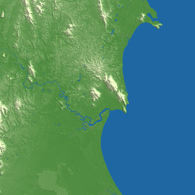 Kuantan terrain preview