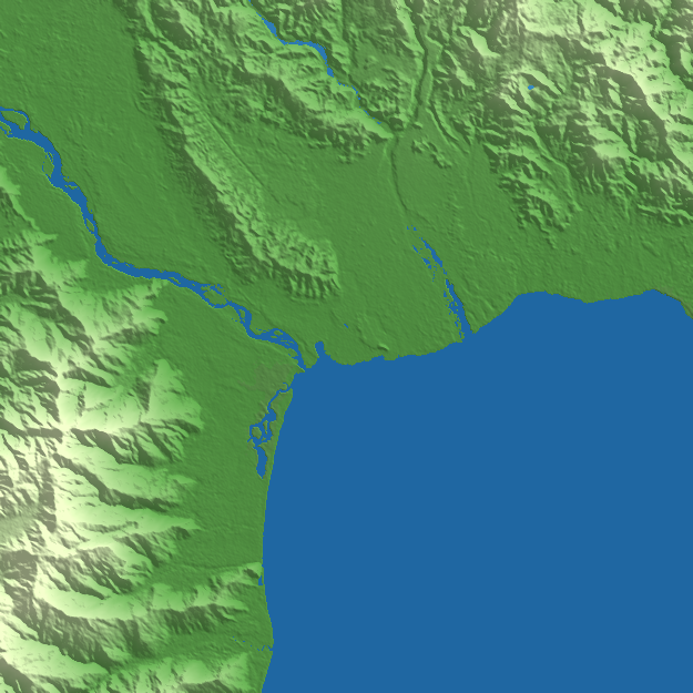 Lae terrain preview