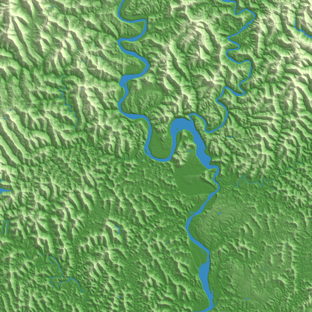 Langzhong terrain preview