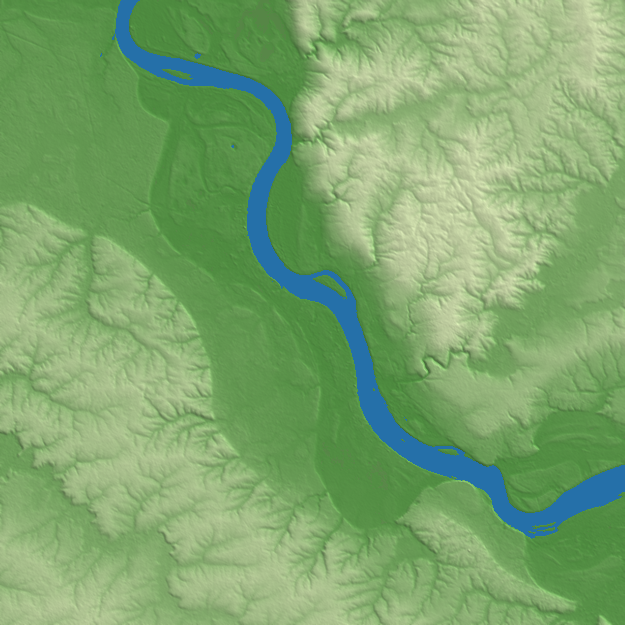 Lesosibirsk terrain preview