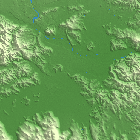 Ljubljana terrain preview