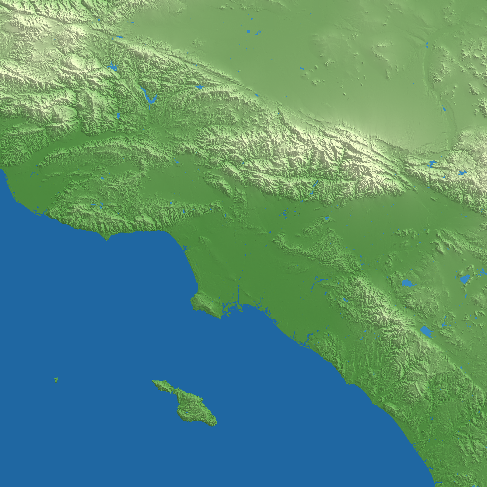 Los Angeles terrain preview