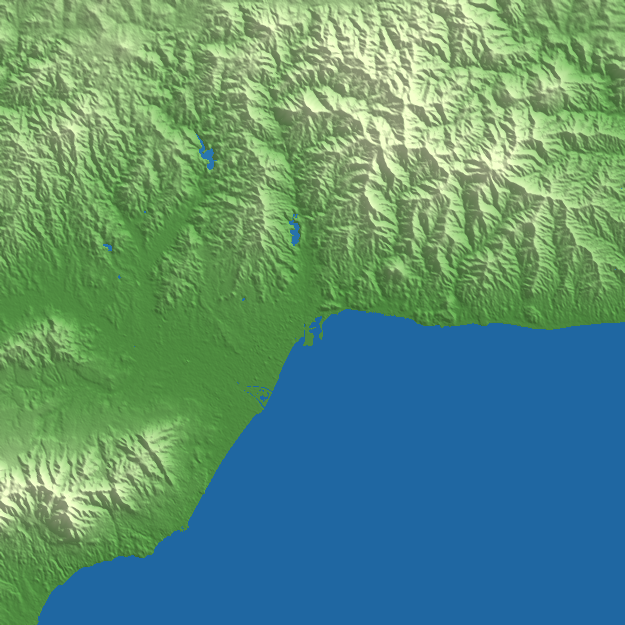 Málaga terrain preview