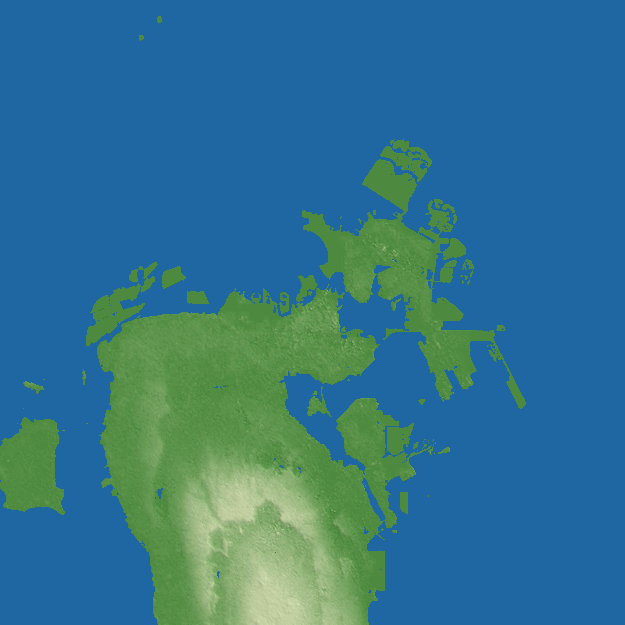 Manama terrain preview