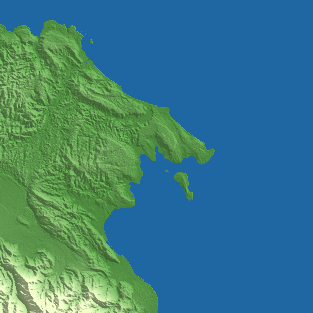 Manokwari terrain preview