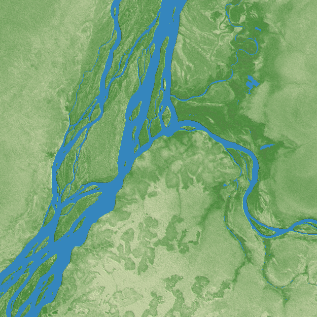 Mbandaka terrain preview