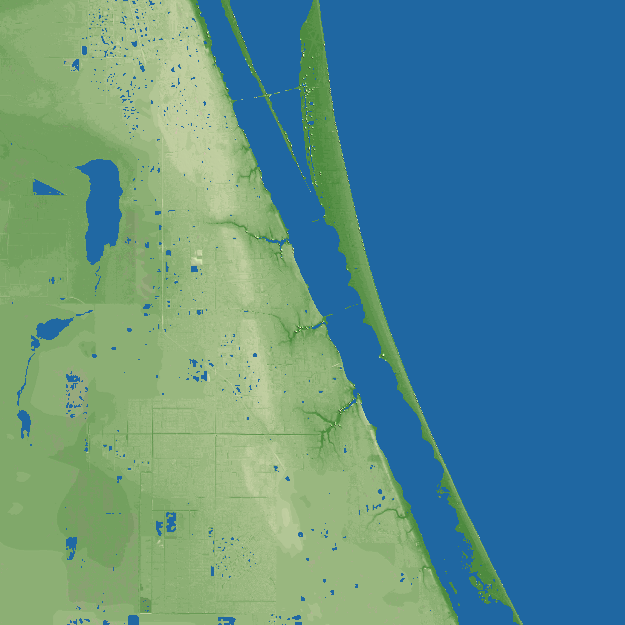 Melbourne terrain preview