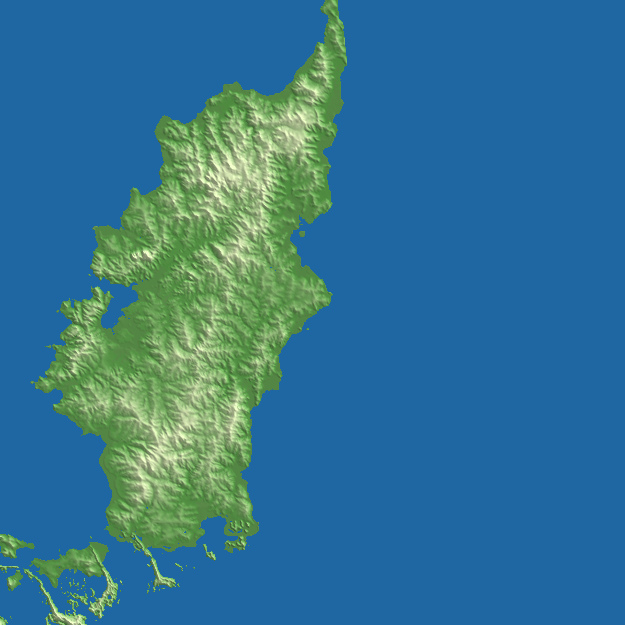 Melekeok terrain preview