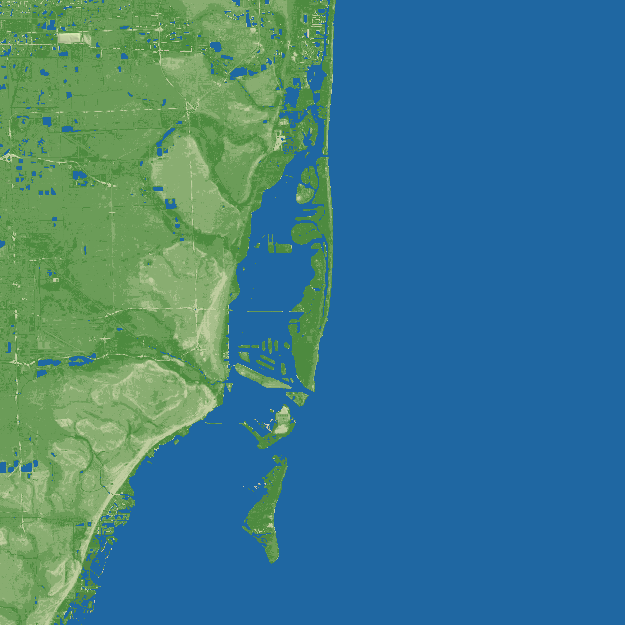 Miami Beach terrain preview