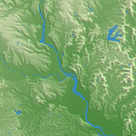 Mianyang terrain preview