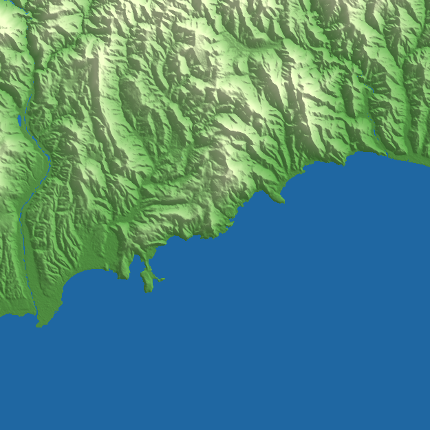 Monaco terrain preview