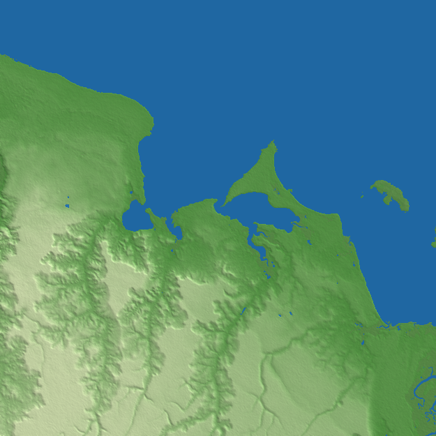 Mtwara terrain preview