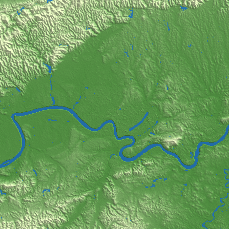 Nanning terrain preview