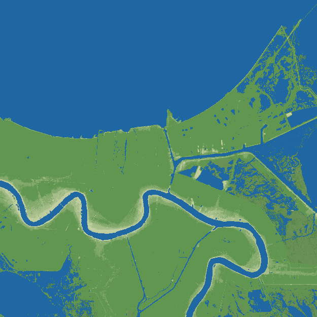 New Orleans terrain preview