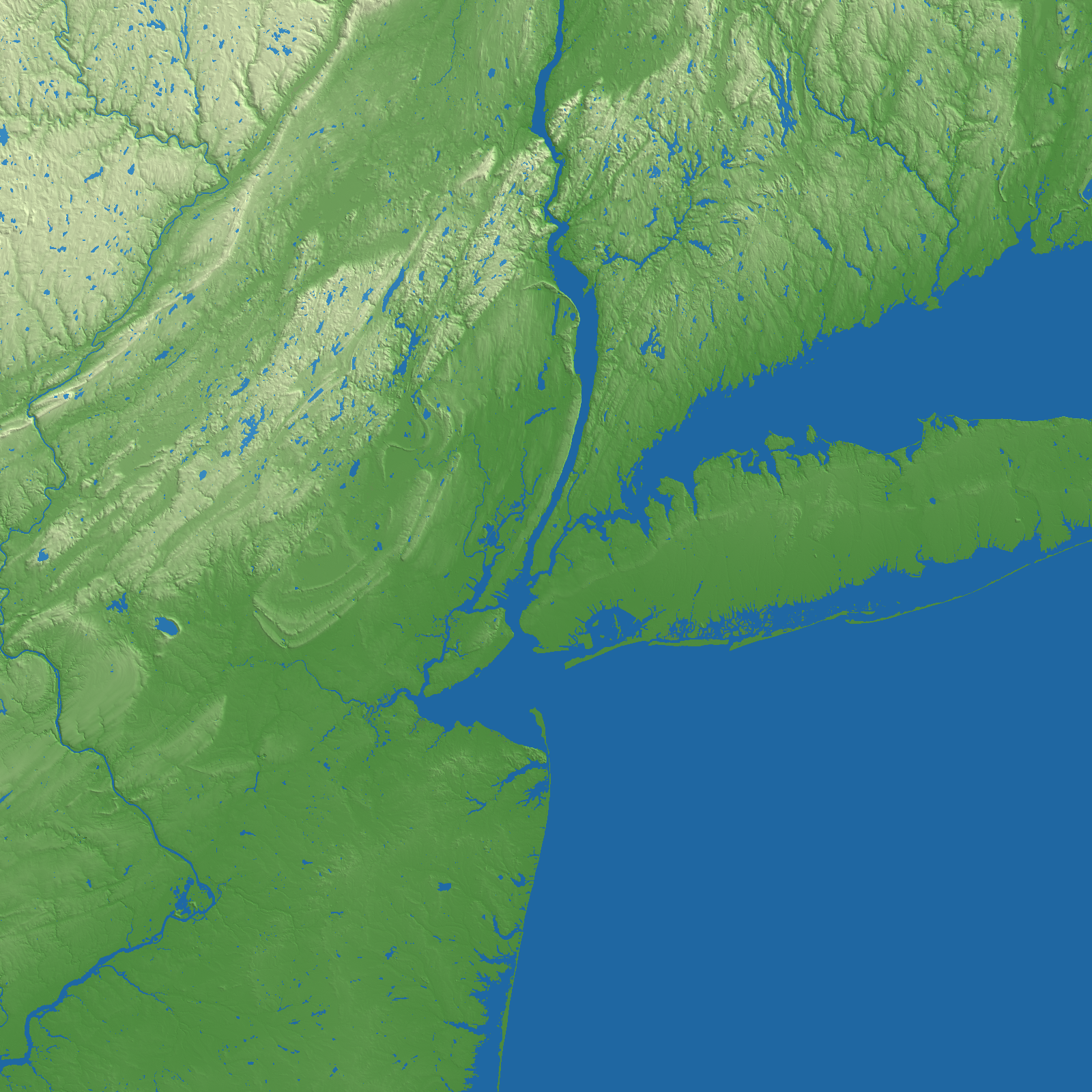 New York City terrain preview