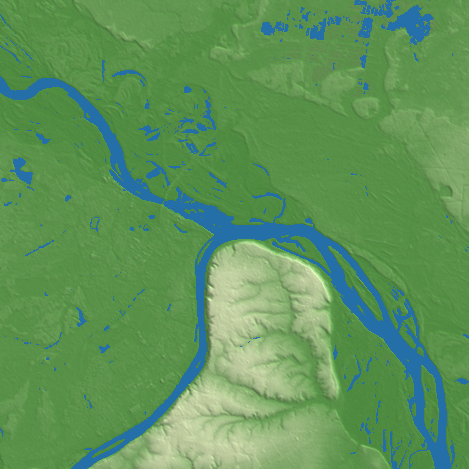 Nizhny Novgorod terrain preview