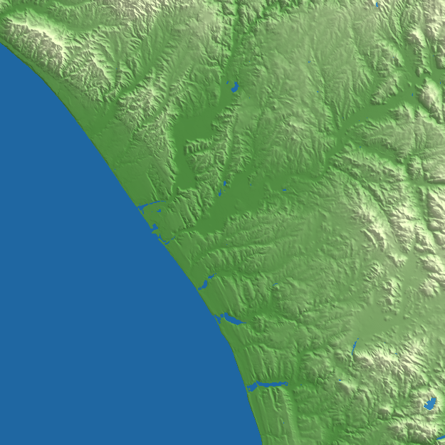 Oceanside terrain preview