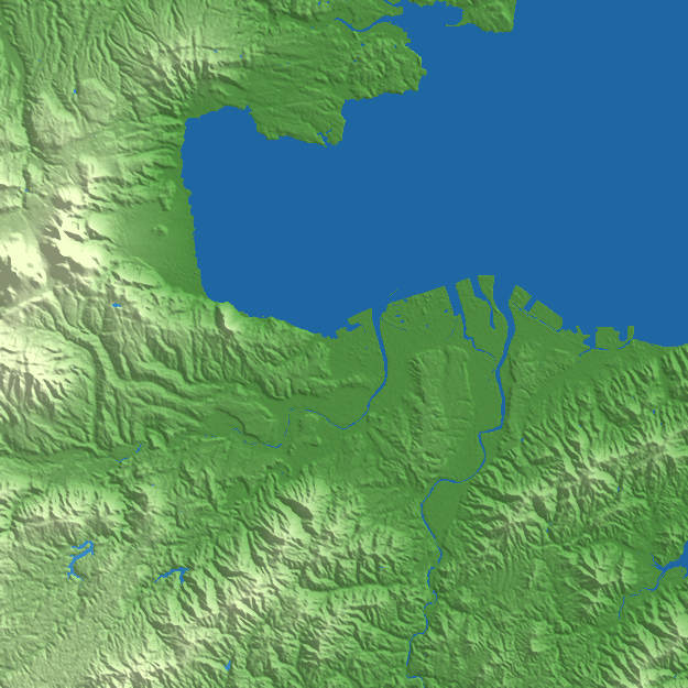 Ōita terrain preview
