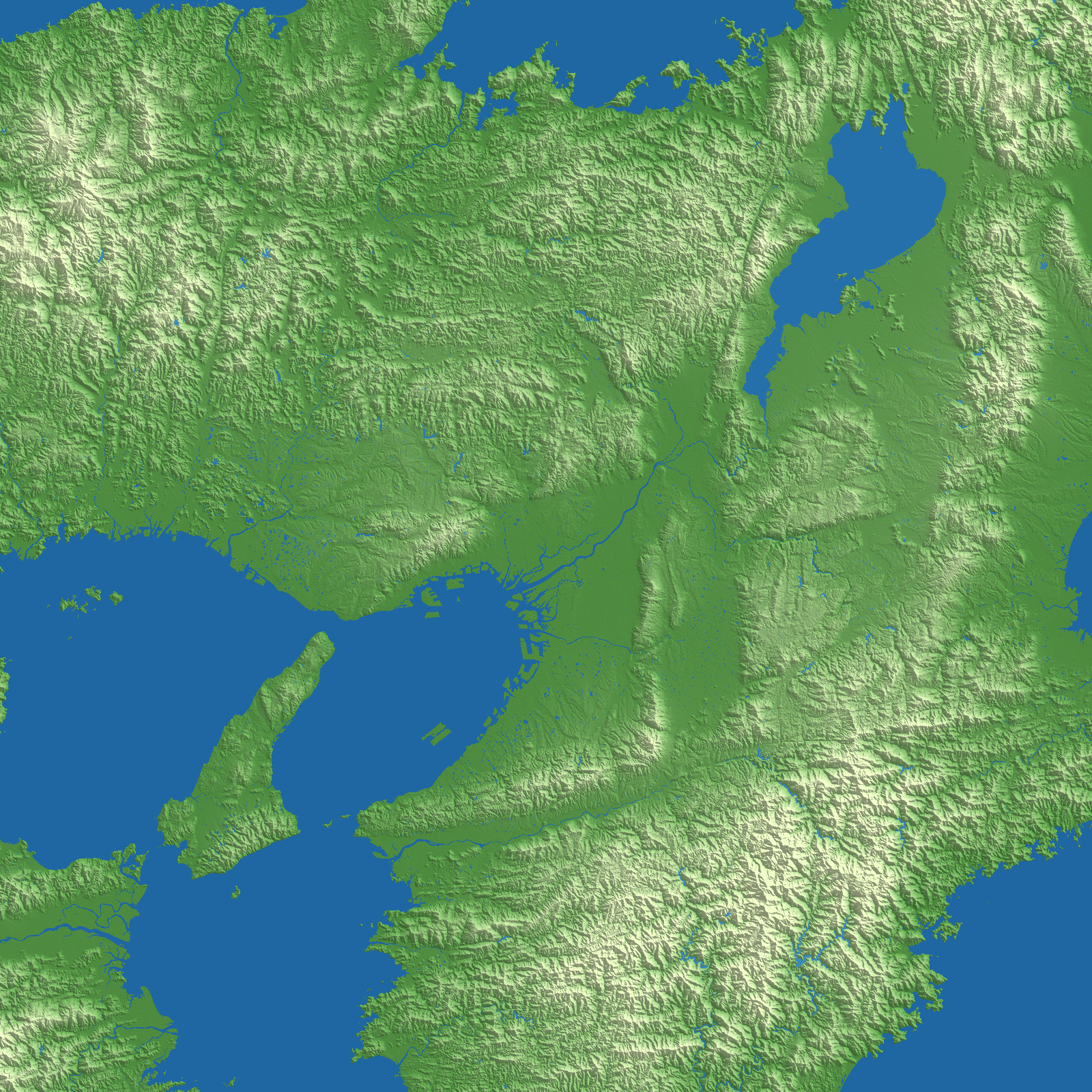 Osaka terrain preview