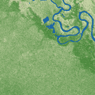 Palangkaraya terrain preview