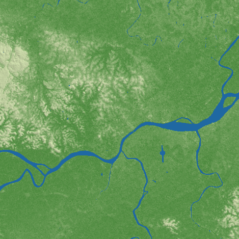 Palembang terrain preview